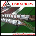 Tungsten carbide bimetallic screw and barrel for injection molding machine